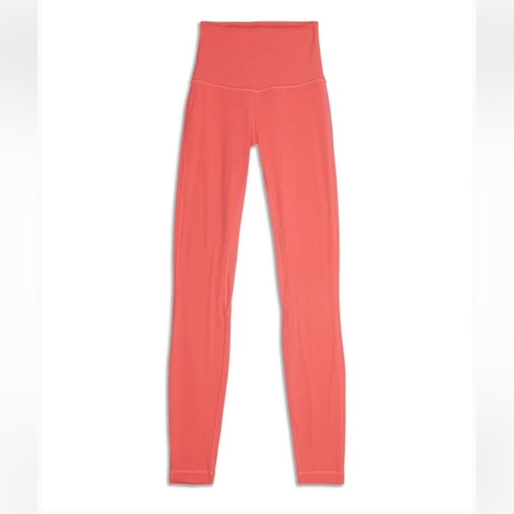 Lululemon Coral High-Waisted Leggings